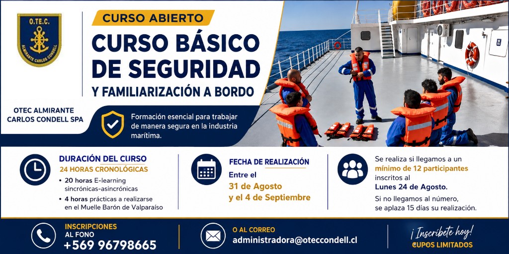 Curso Básico de Seguridad y Familiarización a Bordo